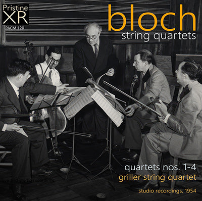 GRILLER QUARTET Bloch String Quartets (1954) - PACM120