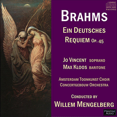MENGELBERG Brahms: Ein Deutsches Requiem (1940) - PACO012