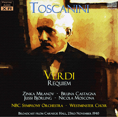 TOSCANINI Verdi: Requiem (1940) - PACO038