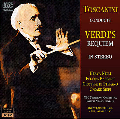 TOSCANINI Verdi: Requiem (1951, stereo) - PACO048