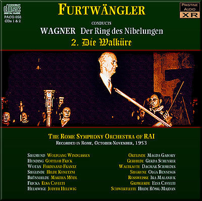 FURTWÄNGLER Wagner Ring Cycle: 2. Die Walküre (1953, Rome) - PACO058