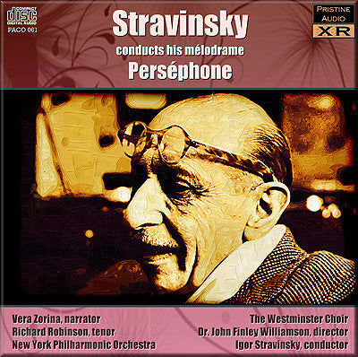 STRAVINSKY conducts Stravinsky: Perséphone (1957) - PACO061