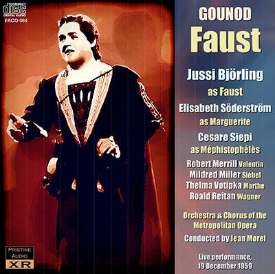 BJÖRLING Gounod: Faust (1959, Met) - PACO064