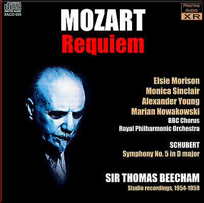 BEECHAM Mozart: Requiem; Schubert: Symphony No. 5 (1954-59) - PACO076