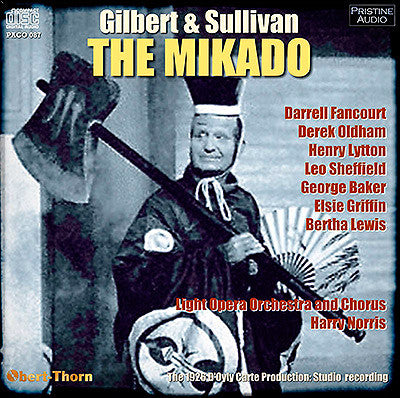 D'OYLY CARTE Gilbert & Sullivan: The Mikado (1926) - PACO087