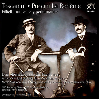 stykke Borgerskab Særlig TOSCANINI Puccini: La Bohème (1946) - PACO110 – Pristine Classical