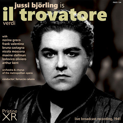 BJÖRLING Verdi: Il Trovatore (1941, Met) - PACO134
