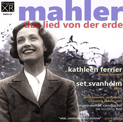 WALTER Mahler: Das Lied von der Erde (1948) - PACO137