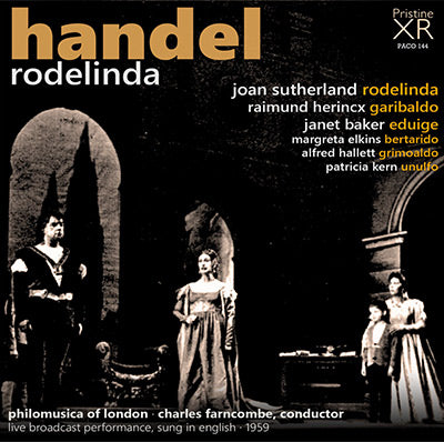 SUTHERLAND Handel: Rodelinda (Sadler's Wells, 1959) - PACO144