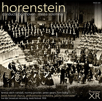 HORENSTEIN Beethoven: Missa Solemnis (1958) - PACO168