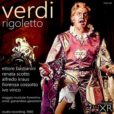 BASTIANINI Verdi: Rigoletto (1960, stereo) - PACO184