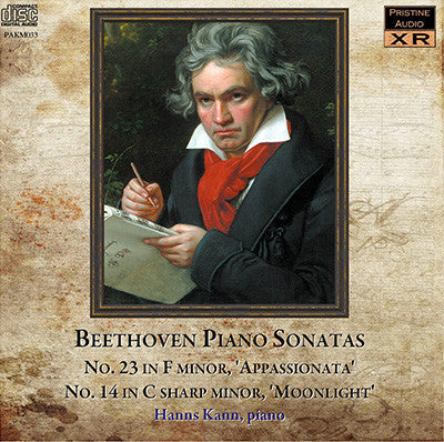 KANN Beethoven: Appassionata and Moonlight Sonatas (1952) - PAKM033