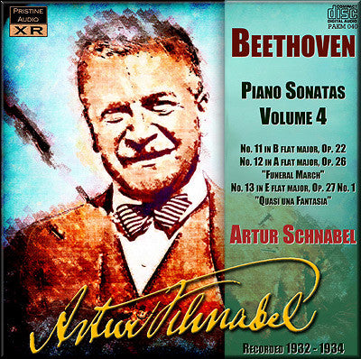 SCHNABEL Beethoven: Complete Piano Sonatas, Vol. 4 (1932-35) - PAKM040