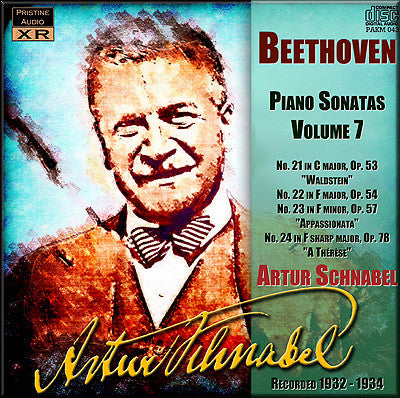 SCHNABEL Beethoven: Complete Piano Sonatas, Vol. 7 (1932-34) - PAKM043