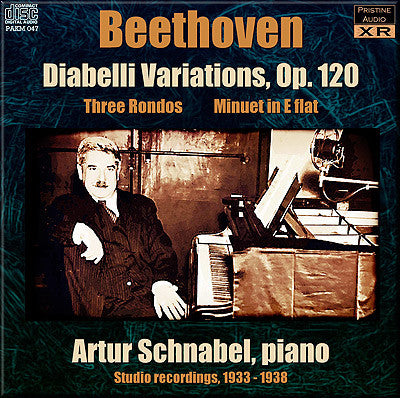 SCHNABEL Beethoven: Diabelli Variations, Rondos, Minuet (1933-38) - PAKM047