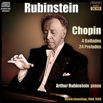 Arthur Rubinstein - Rubinstein Collection, Chopin, Preludes -   Music