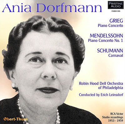 DORFMANN plays Grieg, Mendelssohn and Schumann - PAKM066