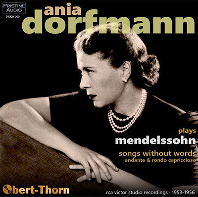 DORFMANN Mendelssohn: Songs Without Words (1956/1953) - PAKM069