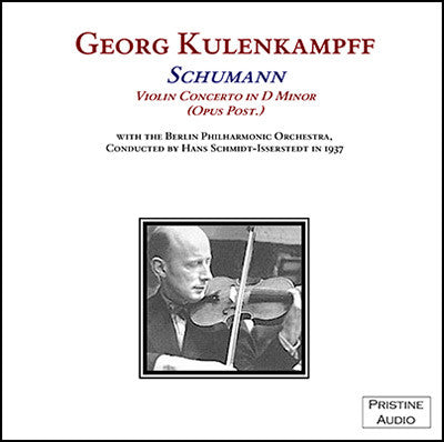 KULENKAMPFF Schumann: Violin Concerto (1937) - PASC004