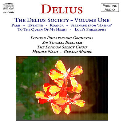 BEECHAM The Delius Society - Volume One (1934) - PASC016