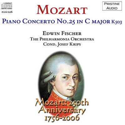 FISCHER Mozart: Piano Concerto No. 25 (1947) - PASC026