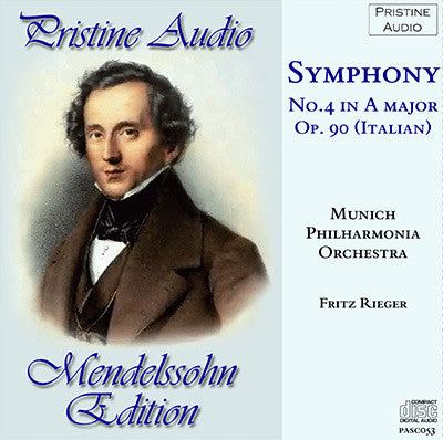 RIEGER Mendelssohn: Symphony No. 4 (1950) - PASC053