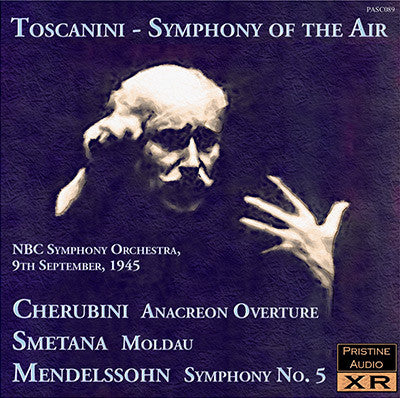 TOSCANINI Symphony of the Air: Cherubini, Smetana, Mendelssohn (1945) - PASC089