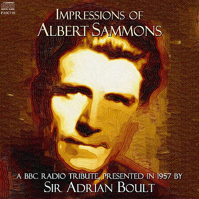 BOULT Impressions of Albert Sammons (1957) - PASC110