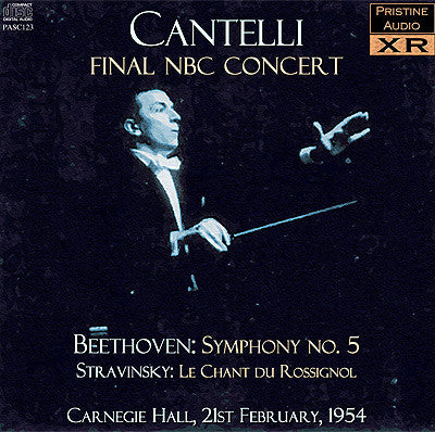 CANTELLI Final NBC SO Concert: Stravinsky, Beethoven's 5th (1954) - PASC123