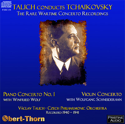 TALICH Tchaikovsky: Piano Concerto No. 1, Violin Concerto (1940/41) - PASC138