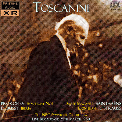TOSCANINI conducts Prokofiev, Debussy, Saint-Saëns, R. Strauss (1950) - PASC208