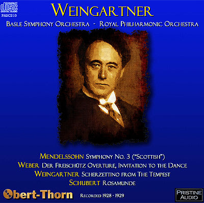 WEINGARTNER in Basle & London (1928-29) - PASC210 - CD