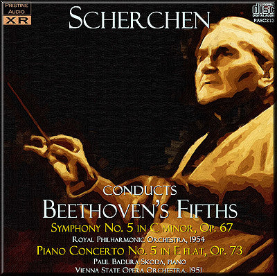 SCHERCHEN Beethoven: Symphony No. 5, Piano Concerto No. 5 (1951/54) - PASC213
