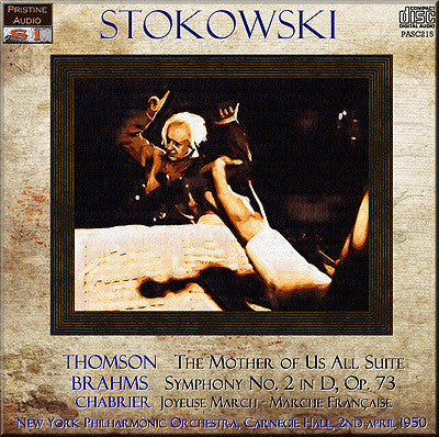 STOKOWKSI conducts Brahms, Thomson, Chabrier (1950) - PASC215