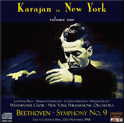KARAJAN in New York Vol. 1: Beethoven Symphony No. 9 (1958) - PASC222