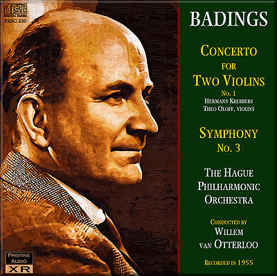 OTTERLOO Badings: Concerto for Two Violins No. 1, Symphony No. 3 (1955) - PASC230
