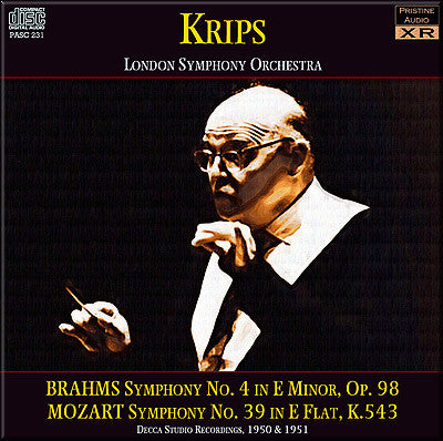 KRIPS Brahms: Symphony No. 4; Mozart: Symphony No. 39 (1950/51) - PASC231