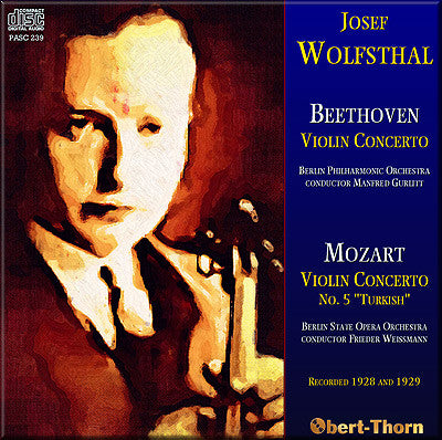 WOLFSTHAL Beethoven and Mozart Violin Concertos (1928/29) - PASC239