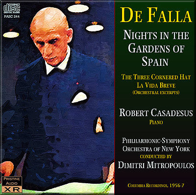 MITROPOULOS Falla: Nights in the Gardens of Spain, Orchestral works (1956/57) - PASC244