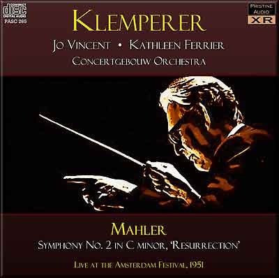 KLEMPERER Mahler: Symphony No. 2 Resurrection (1951) - PASC265 – Pristine  Classical
