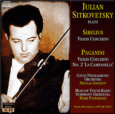 SITKOVETSKY Sibelius and Paganini: Violin Concertos (1953/55) - PASC290