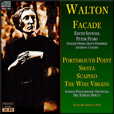 WALTON Façade, Portsmouth Point, Siesta, Scapino, The Wise Virgins (1954) - PASC291