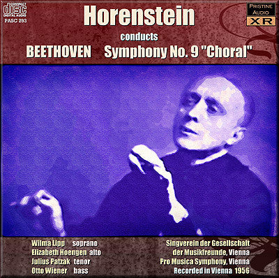 HORENSTEIN Beethoven: Symphony No. 9 'Choral' (1956) - PASC293