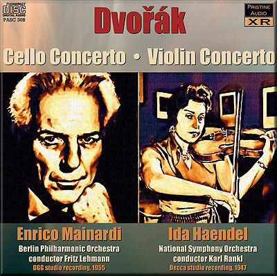 MAINDARDI, HAENDEL Dvořák: Cello and Violin Concertos (1955/47) - PASC308