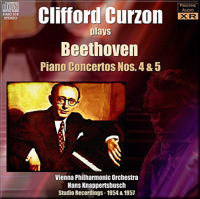 CURZON plays Beethoven Piano Concertos 4 & 5 (1954/57) - PASC318