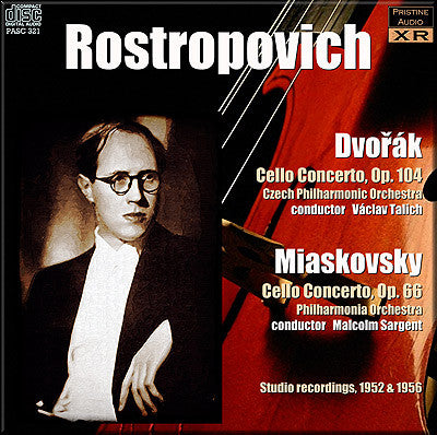 ROSTROPOVICH Dvořák and Miaskovsky: Cello Concertos (1952/56) - PASC321