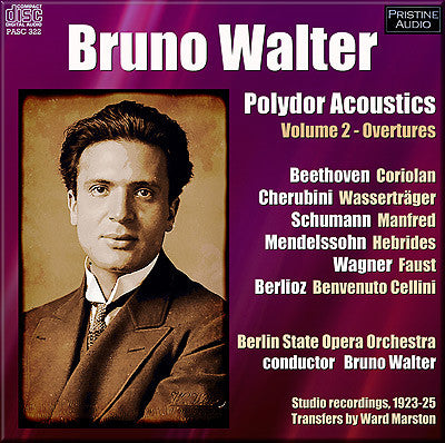 WALTER Polydor Acoustics Volume 2: Overtures (1923-25) - PASC322