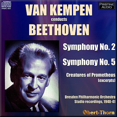 KEMPEN Beethoven: Symphonies 2 & 5, Creatures of Prometheus (1940/41) - PASC327