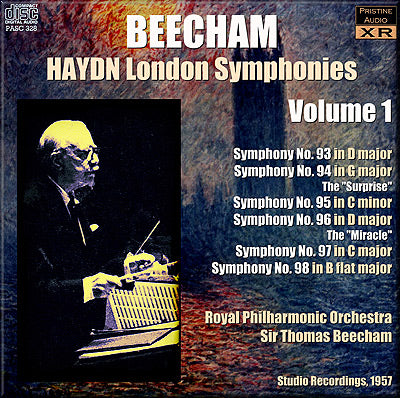 BEECHAM Haydn: London Symphonies, Volumes 1: Nos. 93-98 (1957) - PASC328