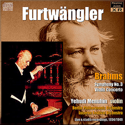 FURTWÄNGLER conducts Brahms Symphony No. 3, Violin Concerto (1949/54) - PASC342